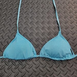 Kendall and Kylie Triangle Swim Top Shimmer Glittery Vacation Ready Beach Pool